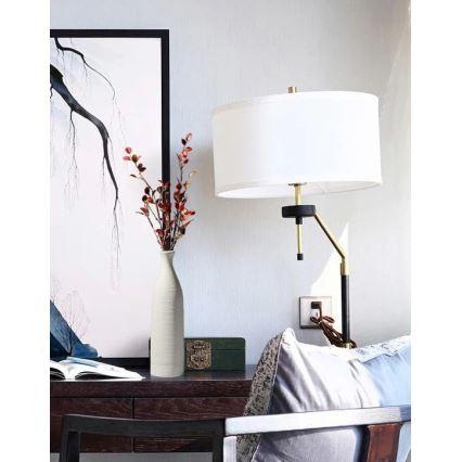 Keramička vaza 46 cm bela