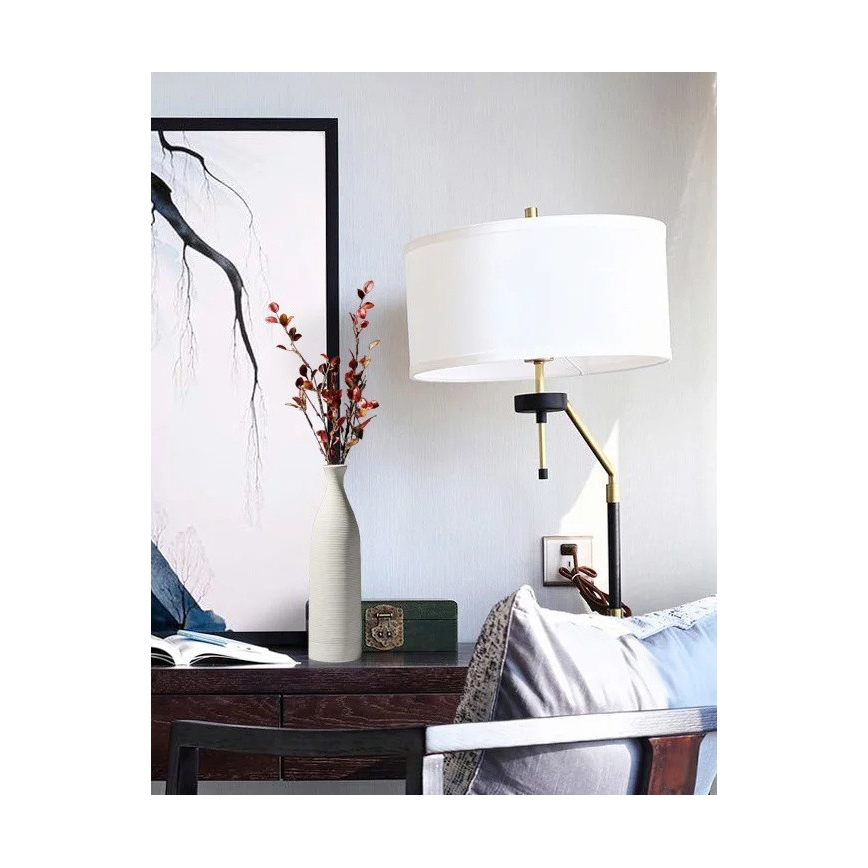 Keramička vaza 46 cm bela