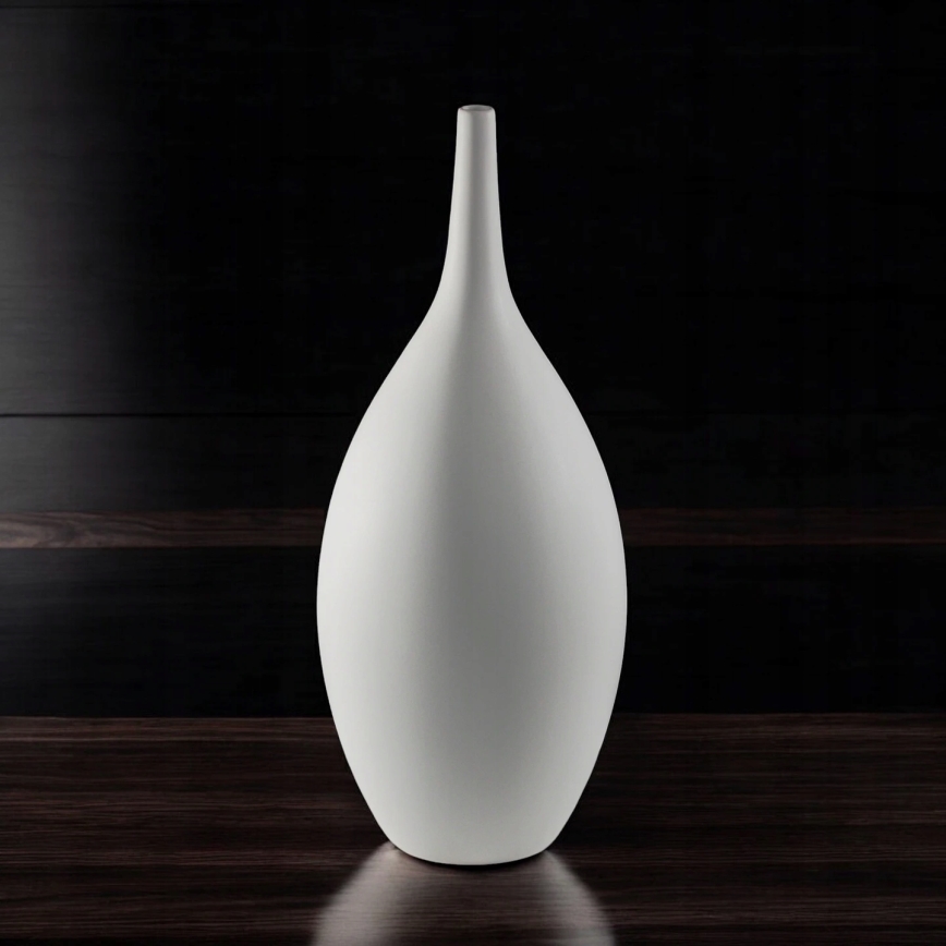 Keramička vaza 47 cm, bela