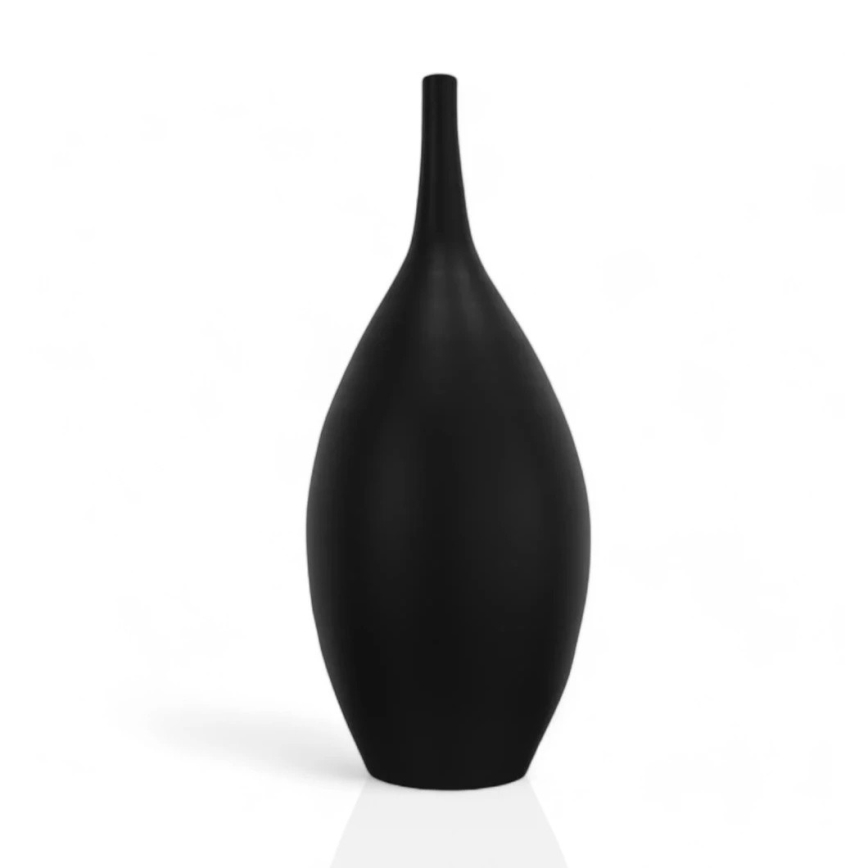 Keramička vaza 47 cm, crna