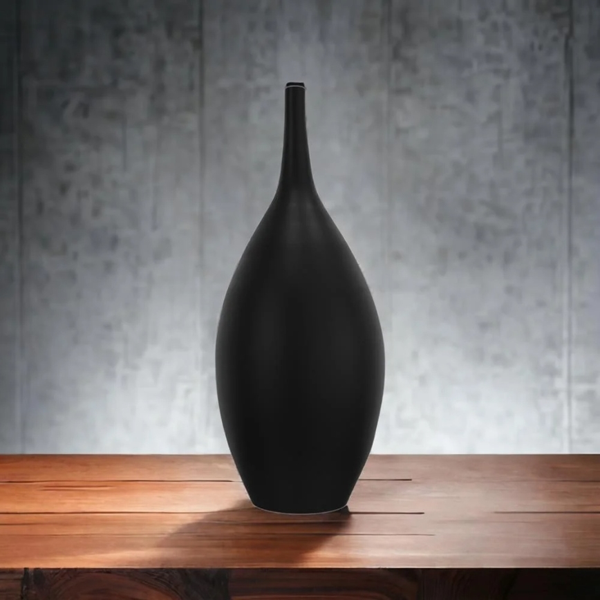 Keramička vaza 47 cm, crna