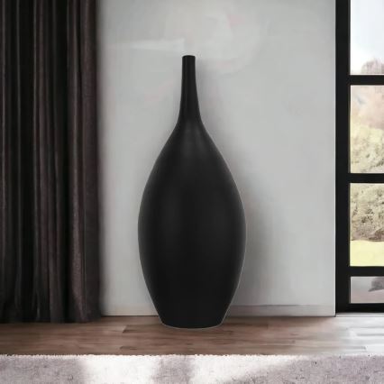 Keramička vaza 47 cm, crna