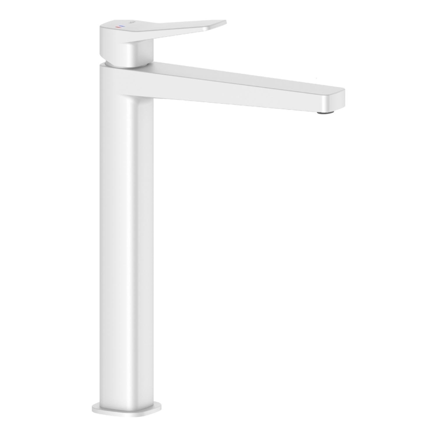 KFA Armatura 4522-712-44 - Baterija za umivaonik + odtok MALAGA 30,3 cm bela
