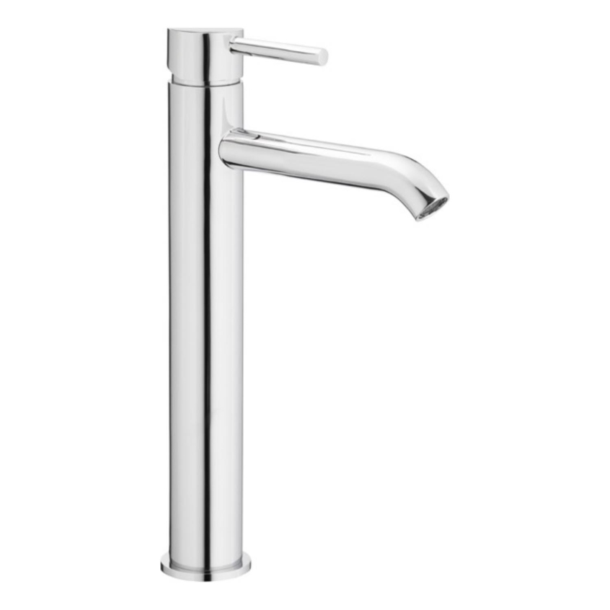 KFA Armatura 5032-612-00 - Slavina za lavabo + gornji deo sifona sa prelivom MOZA 33 cm sjajni krom
