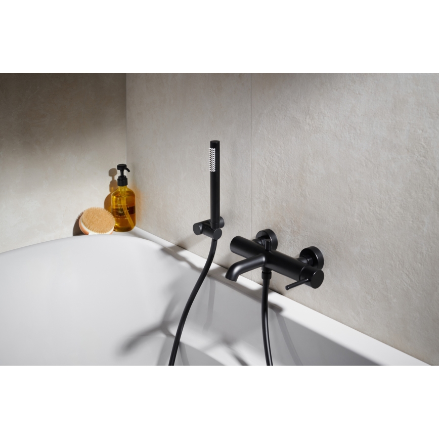 KFA Armatura 5034-020-81 - Baterija za kadu MOZA, mat crna