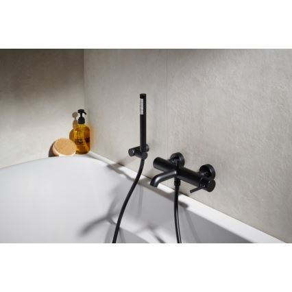 KFA Armatura 5034-520-81 - Set za kadu sa mešalicom MOZA matirana crno