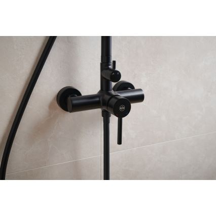 KFA Armatura 5036-910-81 - Set za tuširanje sa mešalicom MOZA mesing/matirana crno