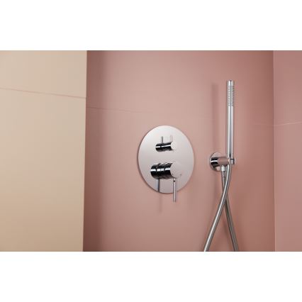 KFA Armatura 5039-501-00 - Set za tuširanje sa mešalicom za malter MOZA sjajni krom