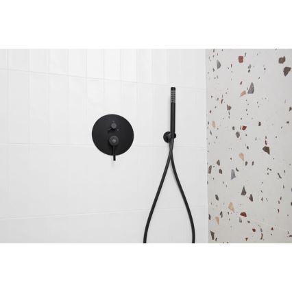 KFA Armatura 5039-501-81 - Set za tuširanje sa mešalicom za malter MOZA matirana crno