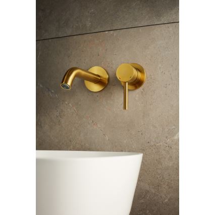 KFA Armatura 5039-810-31 - Slavina za lavabo za skrivenu instalaciju MOZA zlatna