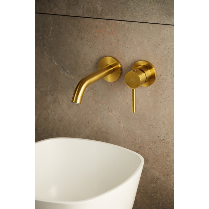 KFA Armatura 5039-810-31 - Slavina za lavabo za skrivenu instalaciju MOZA zlatna