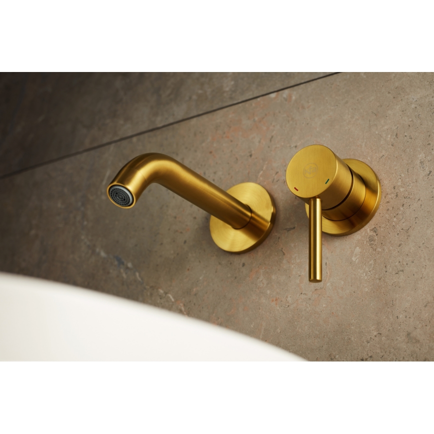 KFA Armatura 5039-810-31 - Slavina za lavabo za skrivenu instalaciju MOZA zlatna
