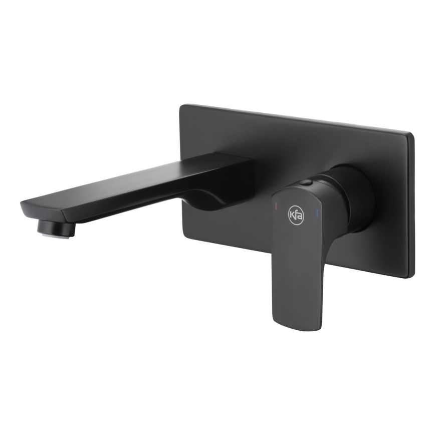 KFA Armatura 5539-810-81 - Slavina za lavabo za skrivenu instalaciju MOKAIT mesing/matirana crno