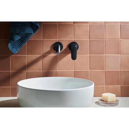 KFA Armatura 5559-810-81 - Slavina za lavabo za skrivenu instalaciju OTAVA matirana crno