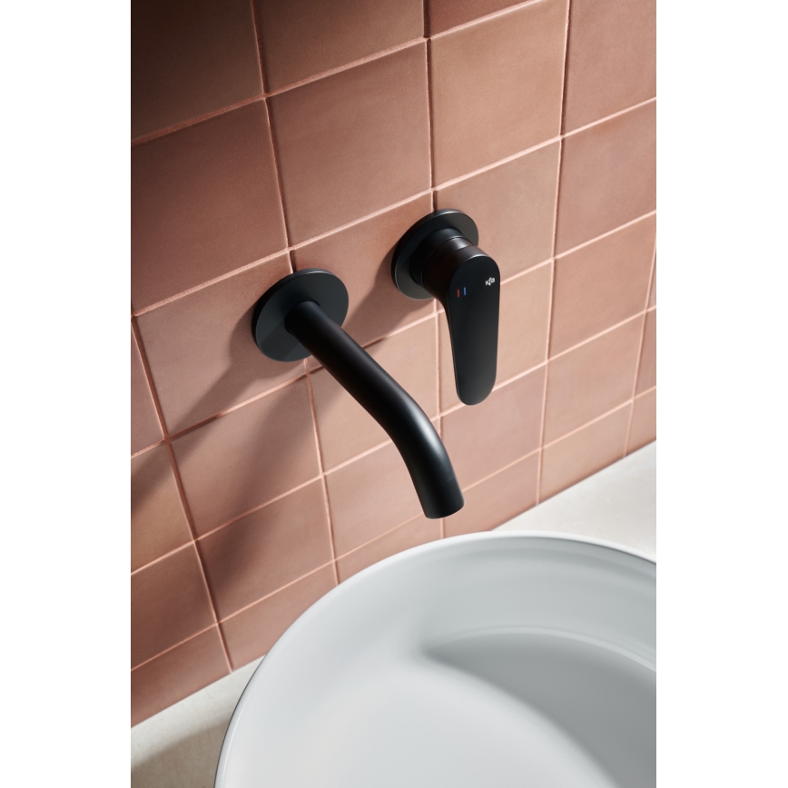 KFA Armatura 5559-810-81 - Slavina za lavabo za skrivenu instalaciju OTAVA matirana crno
