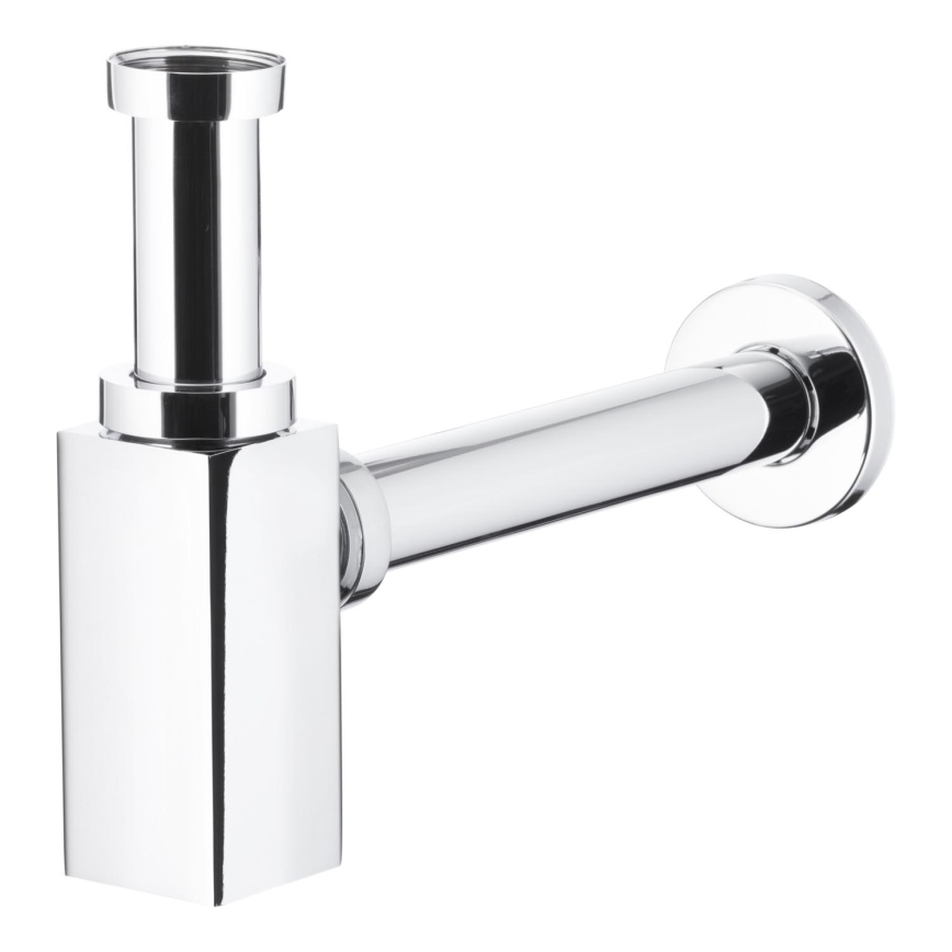 KFA Armatura 600-002-00 - Pravougaoni sifon za lavabo sjajni krom