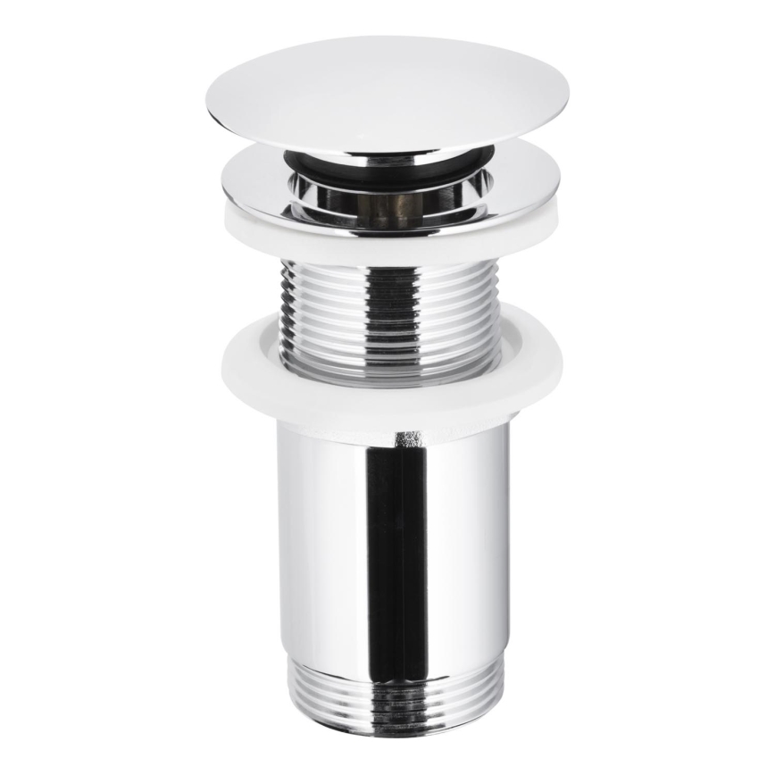 KFA Armatura 660-253-00 - Gornji deo sifona za lavabo bez preliva CLICK-CLACK pr. 6,6 cm sjajni krom