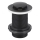 KFA Armatura 660-353-81 - Gornji deo sifona za lavabo bez preliva CLICK-CLACK pr. 6,2 cm mesing/matirana crno