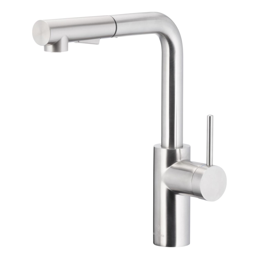 KFA Armatura 6623-110-22 - Kuhinjska slavina sa izvlačnim tušem DUERO BASIC inox