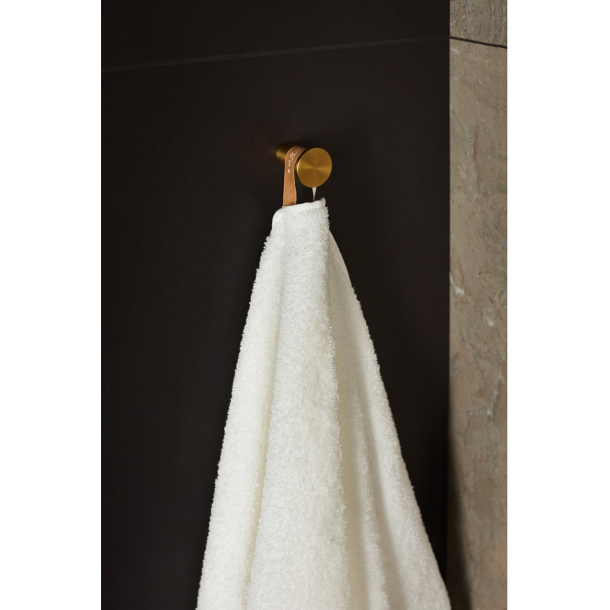 KFA Armatura 864-020-31 - Zidna kuka TOWEL nerđajući čelik/zlatna