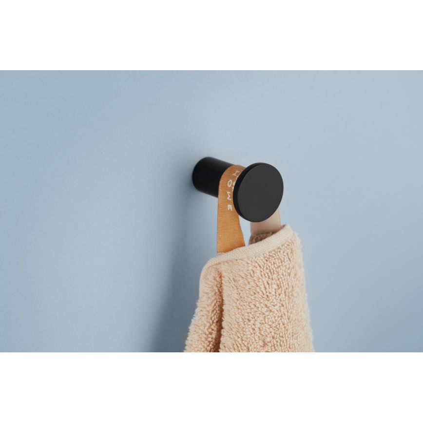 KFA Armatura 864-020-81 - Zidna kuka TOWEL nerđajući čelik/matirana crno