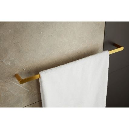 KFA Armatura 864-026-31 - Zidni držač za peškire 47 cm nerđajući čelik/zlatna