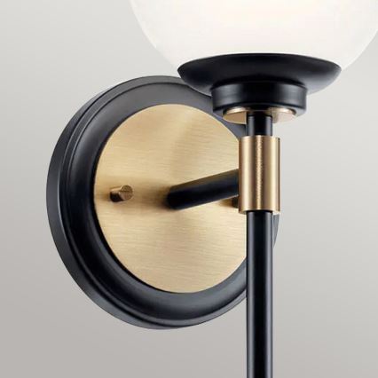 Kichler - LED zidno svetlo za kupatilo BENNO 2xG9/3W/230V, zlatno, IP44