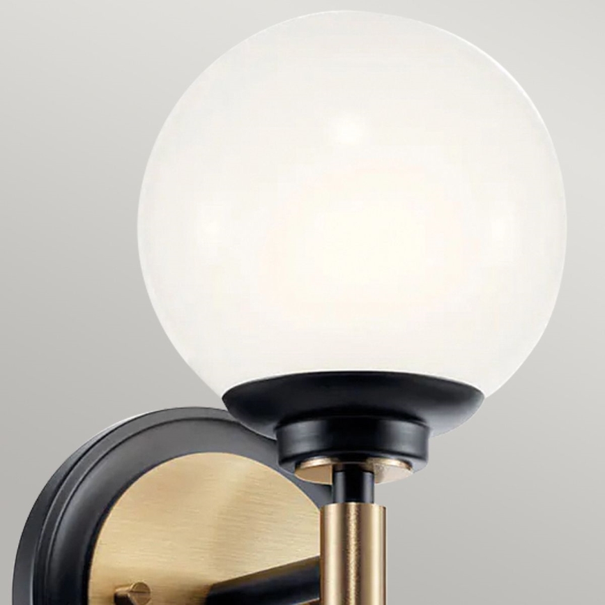 Kichler - LED zidno svetlo za kupatilo BENNO 2xG9/3W/230V, zlatno, IP44