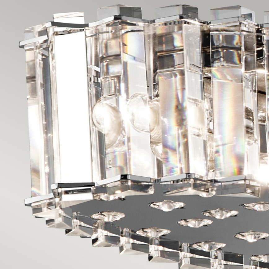Kichler - LED kupatilski luster na sajli CRYSTAL SKYE 12xG9/3W/230V IP44