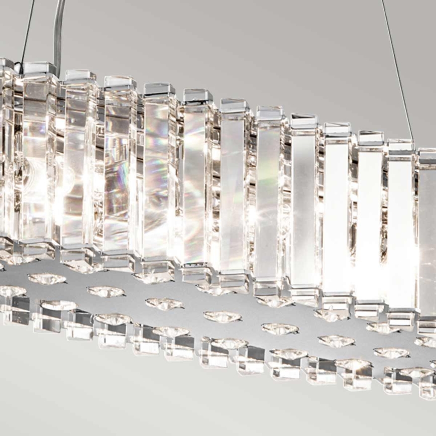 Kichler - LED Luster na sajli za kupatilo CRYSTAL SKYE 8xG9/3W/230V IP44