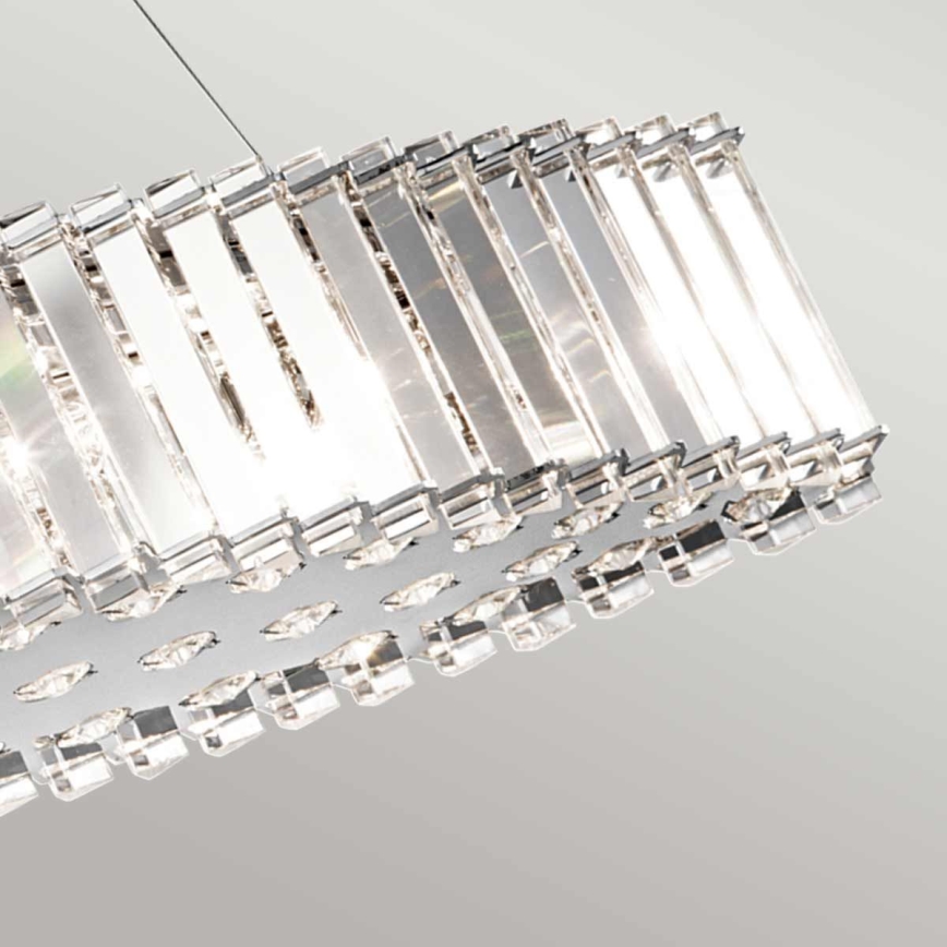 Kichler - LED Luster na sajli za kupatilo CRYSTAL SKYE 8xG9/3W/230V IP44