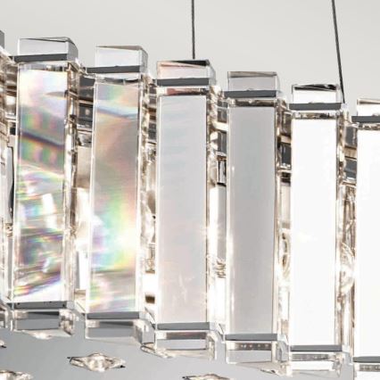 Kichler - LED Luster na sajli za kupatilo CRYSTAL SKYE 8xG9/3W/230V IP44