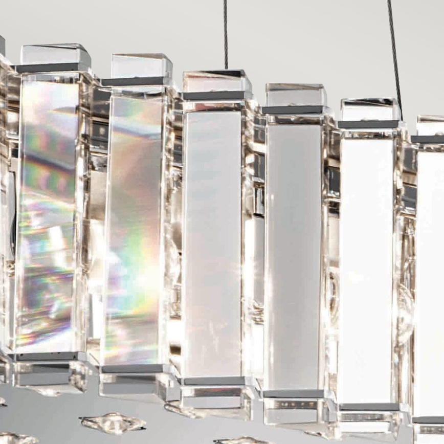 Kichler - LED Luster na sajli za kupatilo CRYSTAL SKYE 8xG9/3W/230V IP44