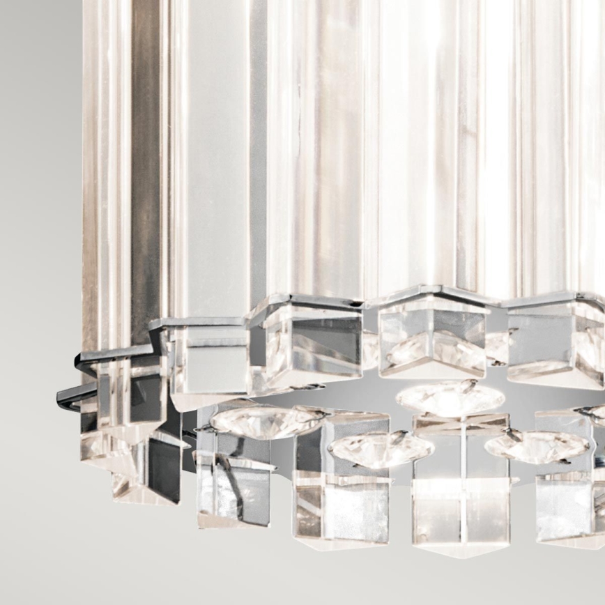 Kichler - LED Luster na sajli za kupatilo CRYSTAL SKYE 2xG9/3W/230V IP44