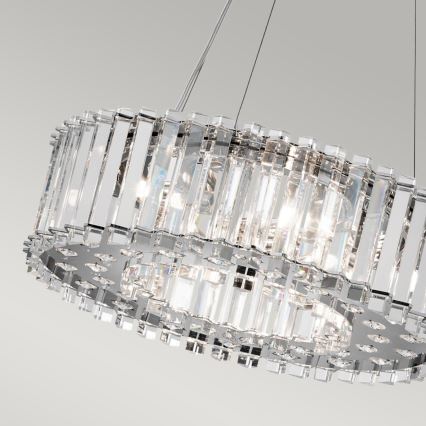 Kichler - LED Luster na sajli za kupatilo CRYSTAL SKYE 6xG9/3W/230V IP44