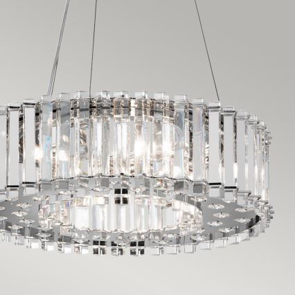 Kichler - LED Luster na sajli za kupatilo CRYSTAL SKYE 6xG9/3W/230V IP44