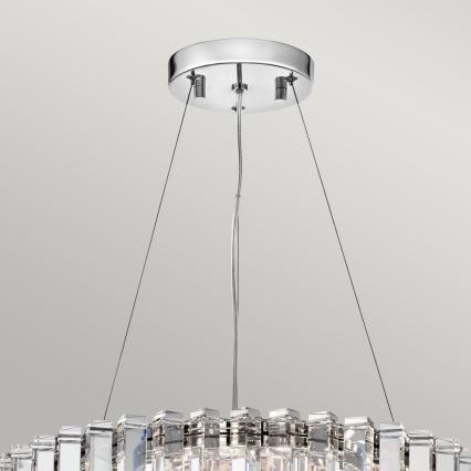 Kichler - LED Luster na sajli za kupatilo CRYSTAL SKYE 8xG9/3W/230V IP44