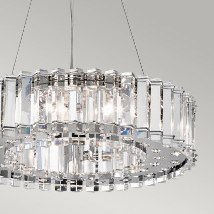 Kichler - LED Luster na sajli za kupatilo CRYSTAL SKYE 8xG9/3W/230V IP44
