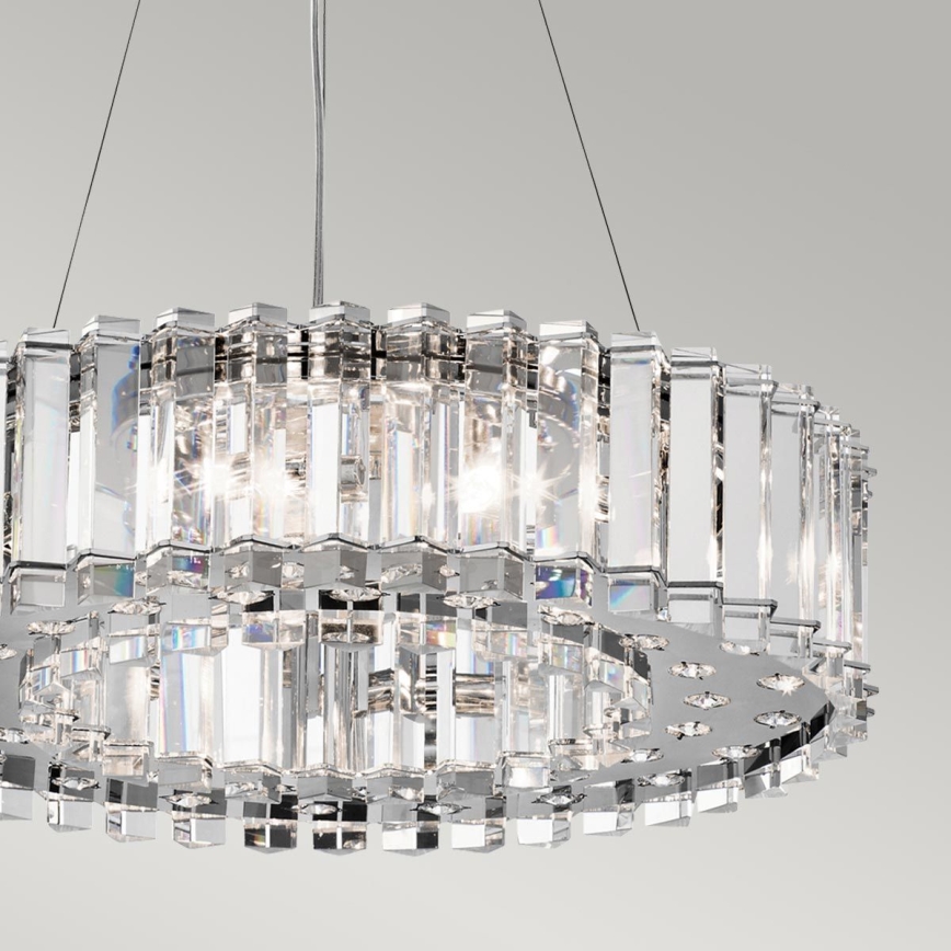 Kichler - LED Luster na sajli za kupatilo CRYSTAL SKYE 8xG9/3W/230V IP44