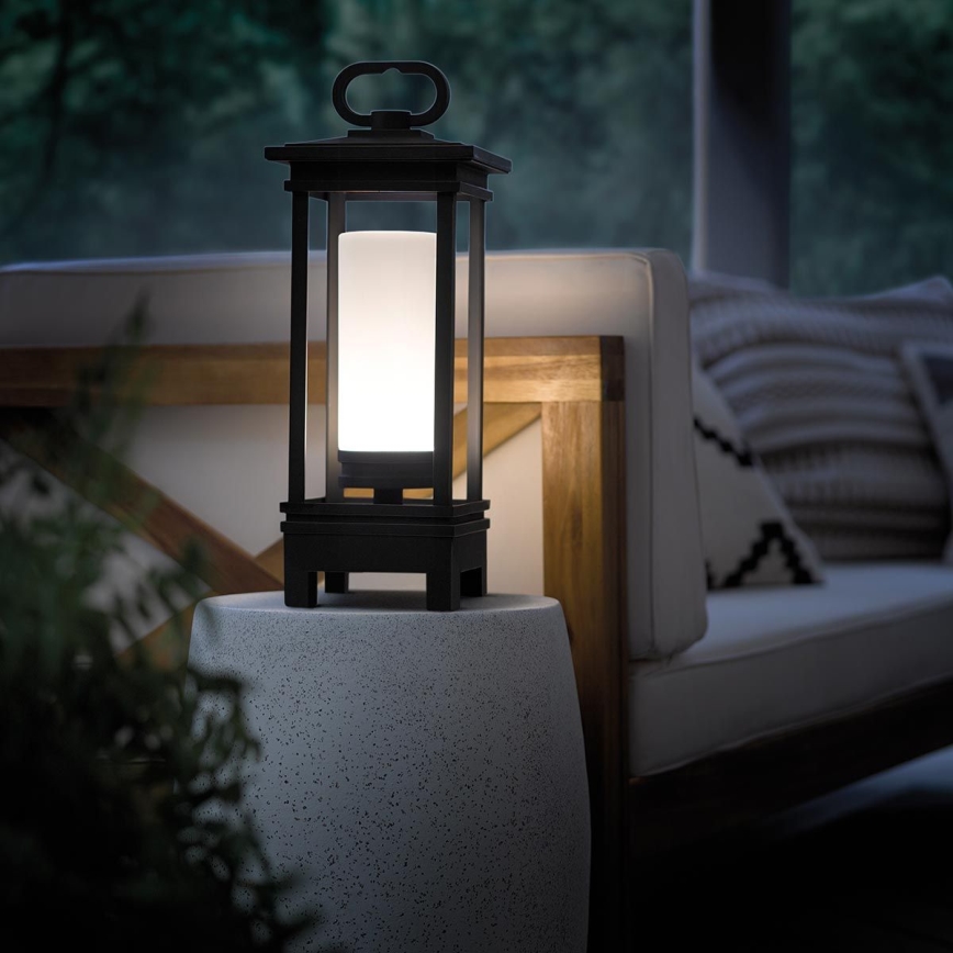 Kichler - LED Spoljašnji punjiva stona lampa sa zvučnikom SOUTH HOPE LED/3W/230V IP44