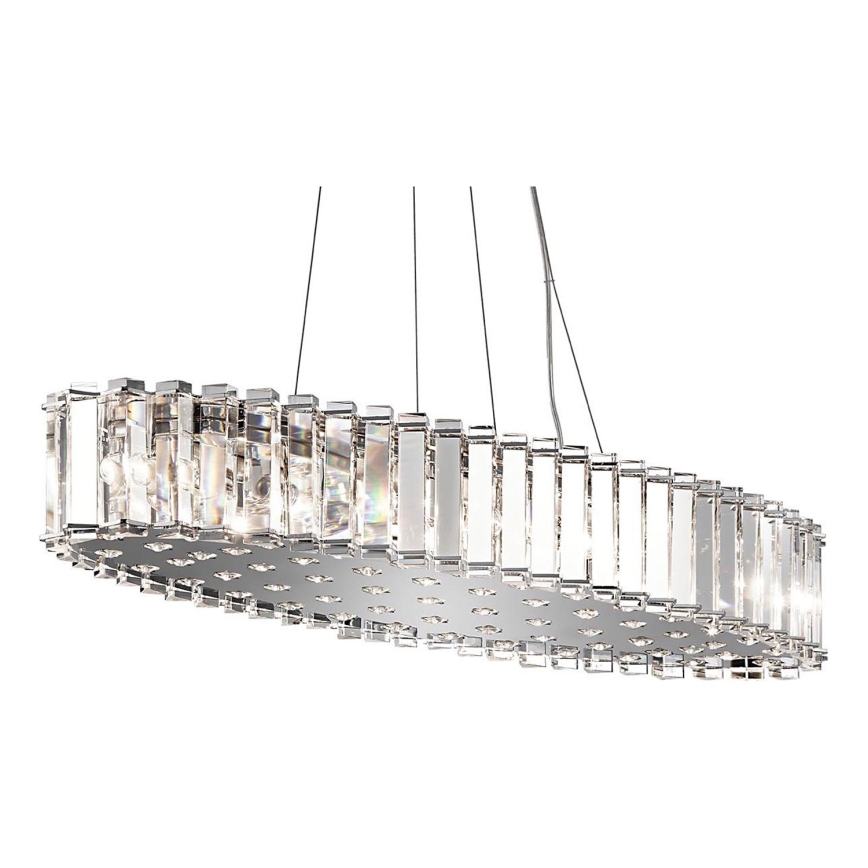 Kichler - LED Luster na sajli za kupatilo CRYSTAL SKYE 12xG9/3W/230V IP44