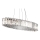 Kichler - LED Luster na sajli za kupatilo CRYSTAL SKYE 12xG9/3W/230V IP44