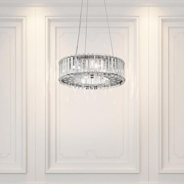 Kichler - LED Luster na sajli za kupatilo CRYSTAL SKYE 6xG9/3W/230V IP44