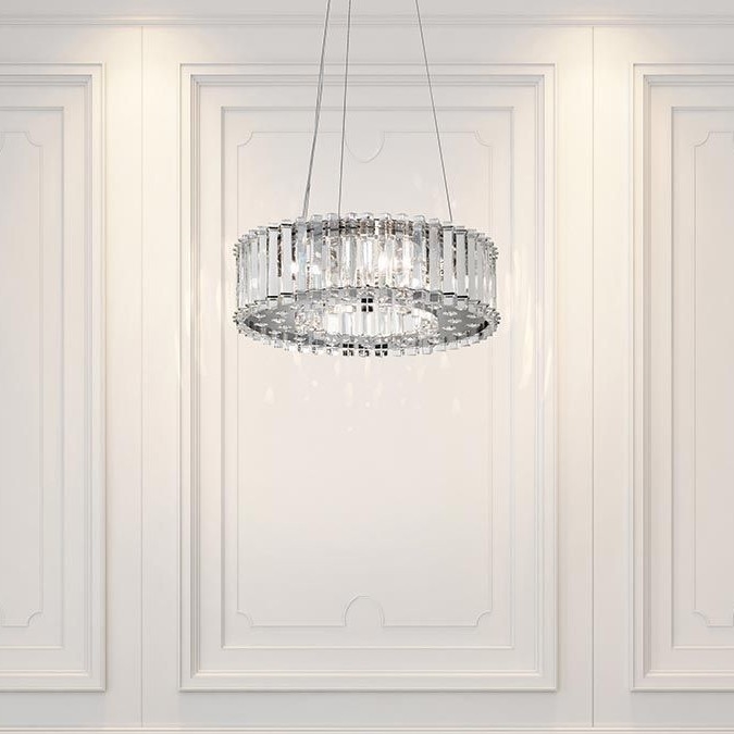 Kichler - LED Luster na sajli za kupatilo CRYSTAL SKYE 6xG9/3W/230V IP44