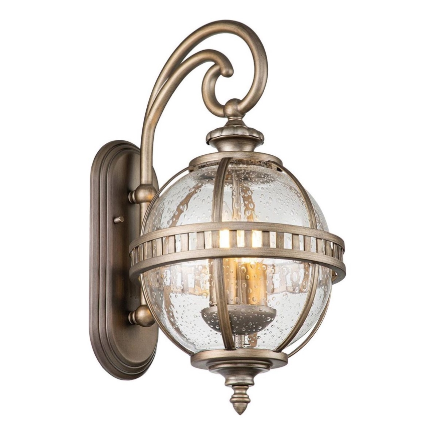 Kichler - Spoljašnja zidna lampa HALLERON 2xE14/40W/230V IP44