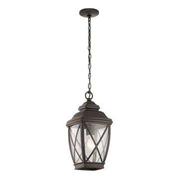 Kichler - Spoljašnji luster na lancu TANGIER 1xE27/60W/230V IP44