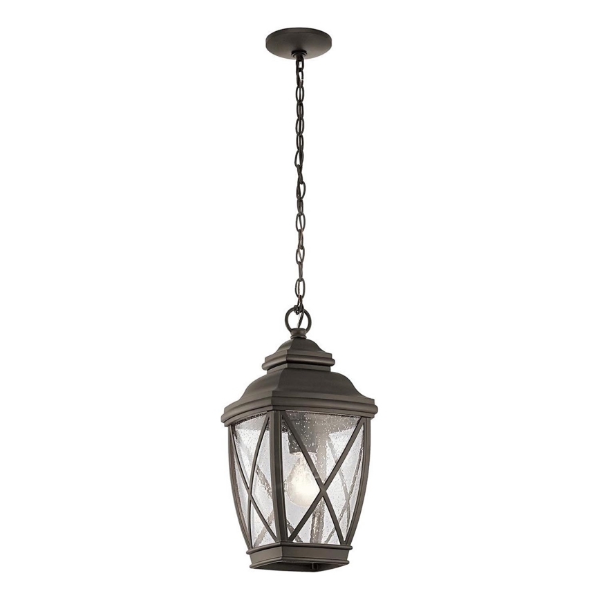 Kichler - Spoljašnji luster na lancu TANGIER 1xE27/60W/230V IP44
