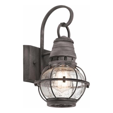 Kichler - Spoljna zidna svetiljka BRIDGE POINT 1xE27/60W/230V IP44 bronzana