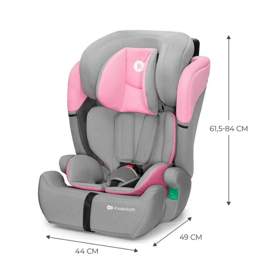 KINDERKRAFT - Auto sedište COMFORT UP i-Size (76-150 cm) sivo/roze