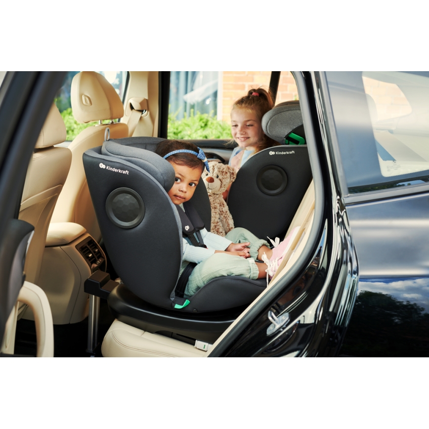 KINDERKRAFT - Auto sedište I-360 i-Size (40-150 cm) crno